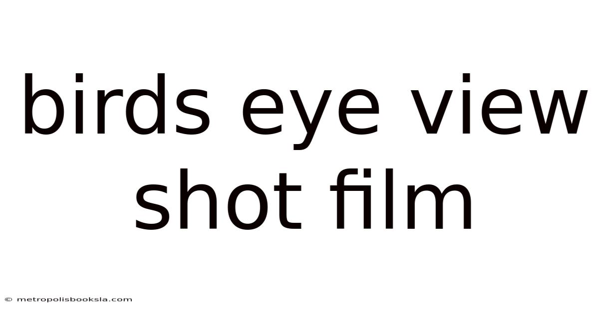 Birds Eye View Shot Film