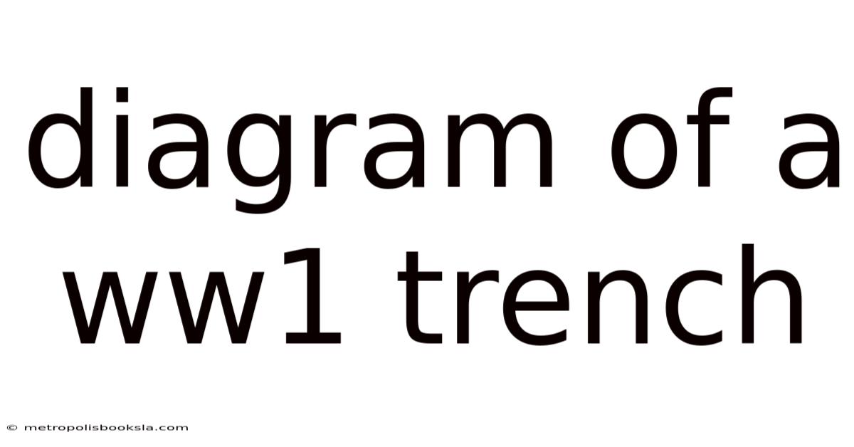 Diagram Of A Ww1 Trench