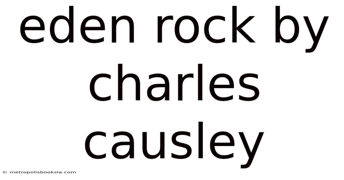 Eden Rock By Charles Causley