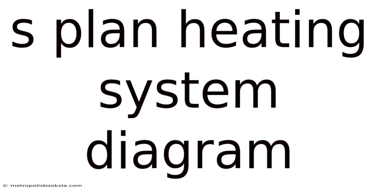 S Plan Heating System Diagram