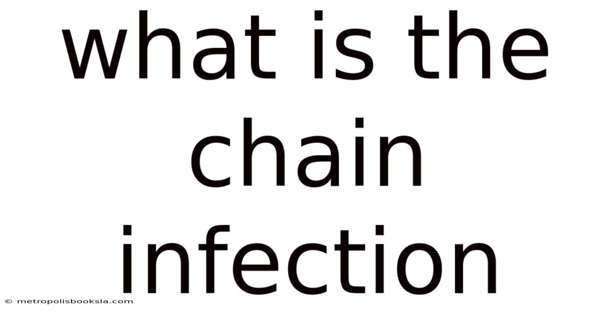 What Is The Chain Infection